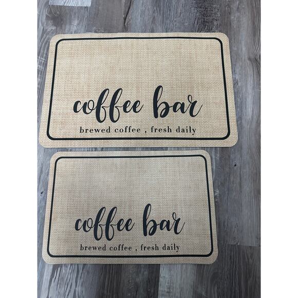 Rubber Backed Quick Drying Coffee Mat for Kitchen Counter-Coffee Bar (17x31.5) - Picture 2 of 7